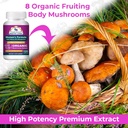 Cancer Sciences Organic Multivitamin for Women - Mushroom Supplement Extract - Hormonal & Immune Support Vitamins - 1,500mg Non-GMO Wellness Mushroom Complex with 40% Beta-Glucans,120 Capsules 6