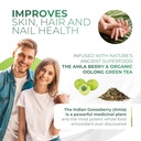 Amla Powder & Decaf Green Tea Superfood Supplement, 20x Ultra Concentrated Amla, Antioxidant Support, Made with Oolong Tea and Indian Gooseberries, Organic, Vegan, Decaf, 30 Servings 4