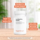 Supersmart - Lactobacillus Gasseri 12 Billion CFU per Day - Probiotic Supplement | Non-GMO & Gluten Free - 60 DR Capsules (Delayed Release) 4