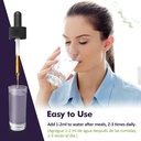 Lemon Balm Mood Boost Drops, Gotas de Citrato de Magnesio, Toronjil y Valeriana para Dormir y Ansiedad, Natural Calm, Cortisol Balance, Promotes Relaxation w/Magnesium Extract Liquid.2oz 6