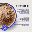 Wonder Paws Organic Turkey Tail Mushroom for Dogs – Powerful Turkey Tail for Dogs Mushroom Powder for Immunity, Respiratory, Digestion & Cellular Health–with Beta Glucans & Polysaccharides- 2.12 oz 4