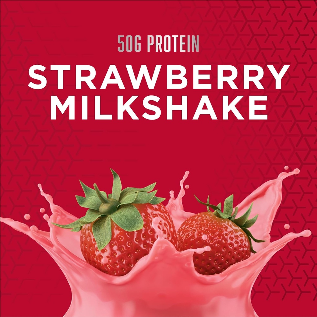 BSN TRUE-MASS Weight Gainer, Muscle Mass Gainer Protein Powder, Strawberry Milkshake, 10.25 Pound 3