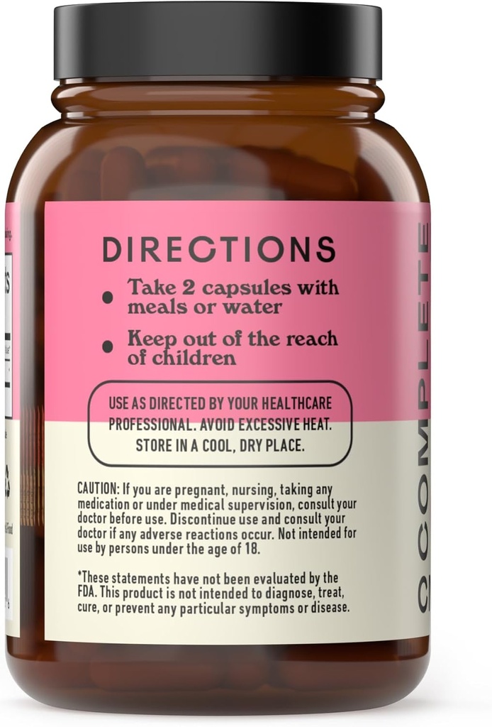 Complete Natural Products Organic D-Mannose Capsules - Pure D-Mannose Pills 100 Count for UTI, Bladder, & Urinary Tract Health 3