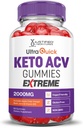 Justified Laboratories (2 Pack Ultra Quick Keto ACV Gummies Extreme 2000MG Ultraquick Keto Gummies Apple Cider Vinegar Formulated with Pomegranate Beet Juice Powder B12 Vegan Non GMO 120 Gummys 6