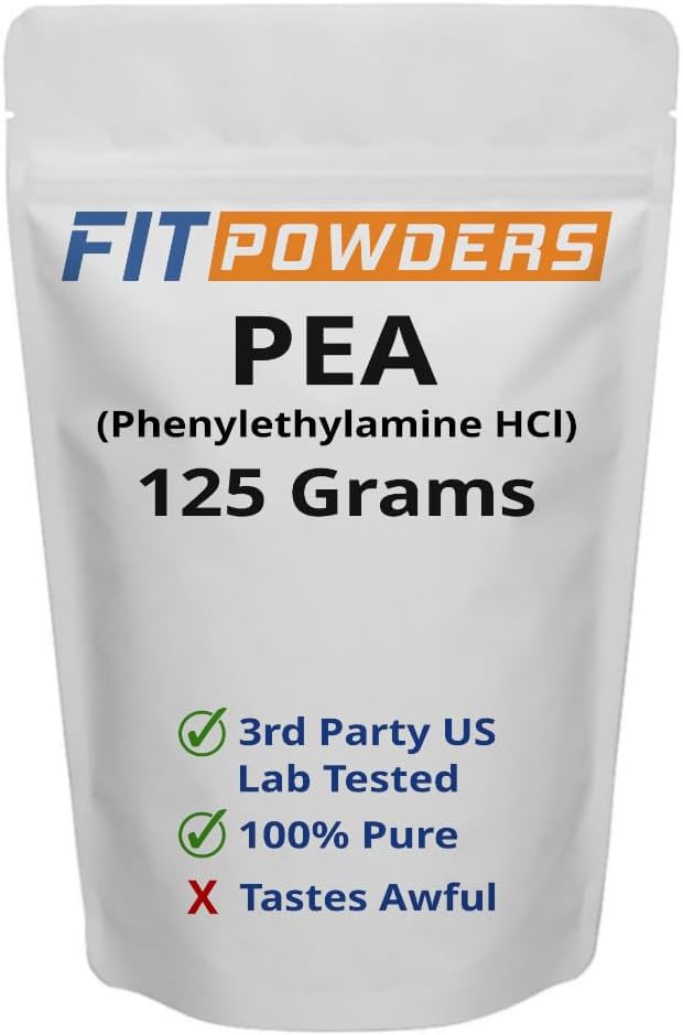 Beta Phenylethylamine HCl Pea Powder (Phenethylamine), Phenylethylamine Powder for Serotonin, Dopamine, and Energy Boost 2