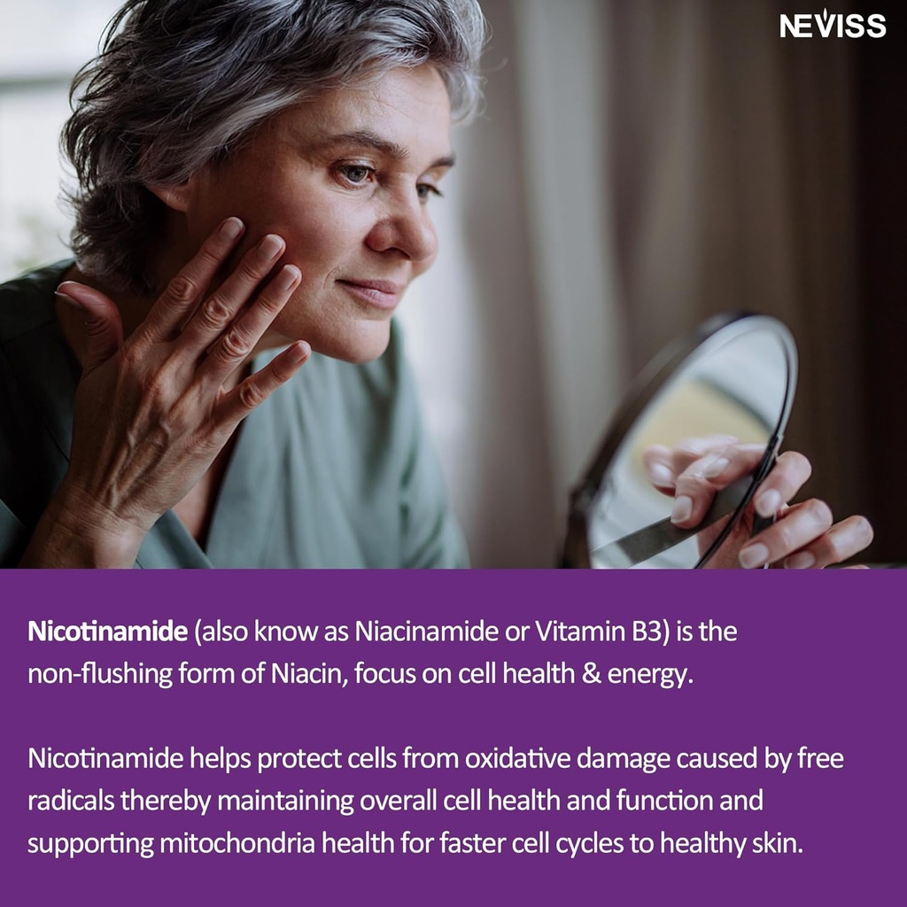 NEVISS Vegan Iron Supplement, Gentl Iron + Sugar Free Nicotinamide 500mg Gummies 5