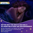 Magnesium Glycinate Gummies for Adults & Kids 4+, Sugar Free Magnesium Bisglycinate Supplement 400/200mg with B6D3, 5HTP, L-Theanine for Sleep & Relaxation, Brain, Muscle, Melatonin Free Gummies,1Pack 6