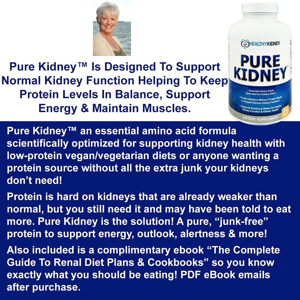 Kidney Shield Fish Oil Renal Supplement & Pure Kidney Essential Aminos 6