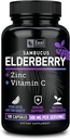 Zeal Naturals Max Strength Elderberry Capsules + Zinc + Vitamin C | 500mg for Immune System Support with Black Sambucus Elderberry | 100 Count | 3-in-1 Immune Support for Adults 2