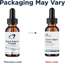 Designs for Health B12 + Folate Drops - Super Liquid Folate with Vitamin B12 as Methylcobalamin - 400mcg Folate + 40mcg Methyl B12 per Drop, Non-GMO + Vegetarian (660 Servings / 1 Fl Oz) 5