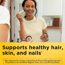 Hair, Skin & Nails with 2500 mcg of Biotin Softgels, 60 Count for Supporting Healthy Hair, Skin and Nails 3