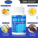 DIM Supplement 600mg Estrogen Blocker for Men & Women - Hormone,Estrogen Balance, Menopause, PCOS, Acne and Skin Care 60 Capsule 5