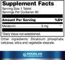 Douglas Laboratories Melatonin Prolonged Release - 3 mg Melatonin - Sleep Support Supplement - For Hormone Balance, Relaxation, Antioxidants & Immune System* - 60 Tablets 3