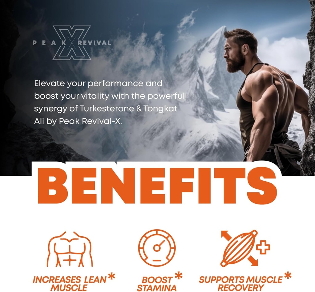 TUDCA+ Fadogia Agrestis+ Turkesterone & Tongkat Ali Fadogia Agrestis Potent Extract to Increase Energy, Digestive Health, Inflammation, Lean Muscle Growth & Recovery (60 Capsules) 3