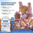 Advanced Sciatic Nerve Support Relief: Alpha Lipoic Acid Vitamin, Benfotiamine - 12 in 1 Sciatica Supplements - 120 Capsules- 30-60 Supply- Made in USA 5