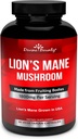 Organic Lions Mane Mushroom Capsules - 1800mg Strongest Lion's Mane Mushroom Supplement - Non-GMO Lions Mane Extract Powder - Nootropic Brain Supplement - Brain & Immune Support - 90 Vegetarian Caps 2