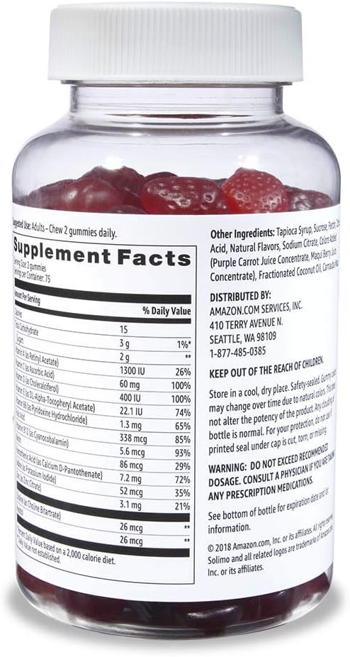 Basics Adult Multivitamin (150 Gummies) and Vitamin C (150 Gummies) 4