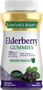 Nature's Bounty Elderberry Gummies, Dietary Supplement, Supports Immune Health, Contains Vitamin A, C, D, E and Zinc, 100 mg, 120 Gummies 2