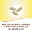 Nature's Way Alive! Max3 Potency Adult Complete Multivitamin, High Potency B-Vitamins to Support Energy Metabolism*, with Methylated B12 and Folate, No Added Iron, 180 Tablets 4