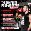 Vintage Build – Post Workout Recovery & Muscle Building Powder Drink for Muscular Strength & Growth - Reduces Soreness – Creatine Monohydrate, BCAAs, L-Glutamine – Juicy Watermelon Flavor – 388g 5