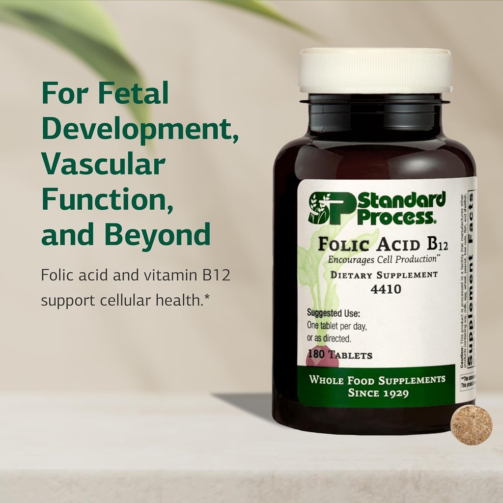 Standard Process Inc. Folic Acid B12-180 Tablets 4