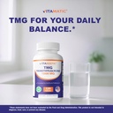 Vitamatic TMG Supplements 1000mg - Trimethylglycine - Betaine Anhydrous - 120 Tablets - 120 Servings - Non-GMO & Gluten Free (2 Bottles) 5
