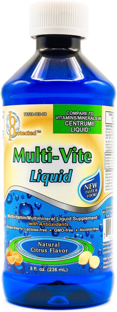 Multi-Vite Liquid Alcohol Free 8 fl Ounce (236 ml) Liquid 2