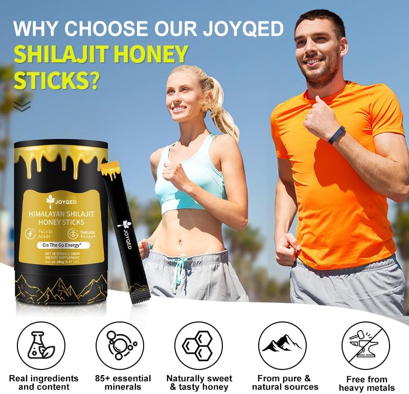 Pure Himalayan Shilajit Sticks with Natural Honey & Saffron, Easy to Consume,Shilajit Sticks for Energy Support, Vitality,Immune,85+ Trace Minerals, Fulvic Acid for Men & Women- 30 Sticks (1) 6