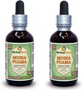 Muira Puama (Ptychopetalum Olacoides) Glycerite, Organic Alcohol-Free Liquid Extract (Brand Name: HerbalTerra, Proudly Made in USA) 2 fl.oz (60 ml) 5