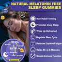 Melatonin Free Natural Sleep Gummies for Adults + Vitamin B Complex Gummies for Women 5
