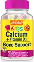 WellYeah Calcium 500mg + Vitamin D3 1000 IU (25 mcg) Gummies for Kids - Bone Health and Muscle Supprt, Immune Support Gummy, Non GMO, Gluten Free, Mix Fruit Flavors - 60 Gummies 2