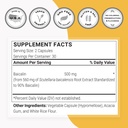 Supersmart - 90% Baicalin 500mg per Day (Scutellaria Baicalensis) - Chinese Skullcap Extract Supplement | Non-GMO & Gluten Free - 60 Vegetarian Capsules 5