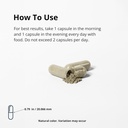 Gut Keeper - Psyllium Husk, Slippery Elm Bark, Ginger Root, Inulin - Digestive and Immune Support - 60 Capsules 4