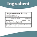 Magnesium Glycinate Supplement - Magnesium Supplement Magnesium Glycinate 300mg - 100% Chelated for High Absorption Vegan Essential Mineral Supplement 300 Capsules 3