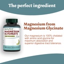 Magnesium Glycinate Supplement - Magnesium Supplement Magnesium Glycinate 300mg - 100% Chelated for High Absorption Vegan Essential Mineral Supplement 300 Capsules 5