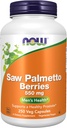 NOW Foods Supplements, Saw Palmetto Berries (Serenoa repens) 550 mg, Men's Health*, 250 Veg Capsules 2