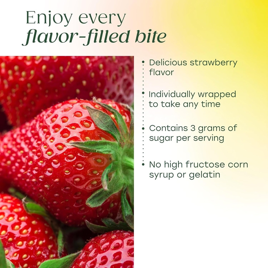 MegaFood Relax + Calm Magnesium Supplement - Soft Chews with Magnesium Citrate & Malate for Heart Health, Muscle Tension & More - Vegetarian - Strawberry Flavor - 30 Chews per Pack (2 Pack) 5