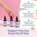 JoySpring LingoLeap – Liquid Kids Formula with Zeolite Clinoptilolite, Methylated B12 & Vitamin D3 | Gentle Daily Support for Kids’ Wellness | Ages 3+ | (1fl oz) 30 Servings 3