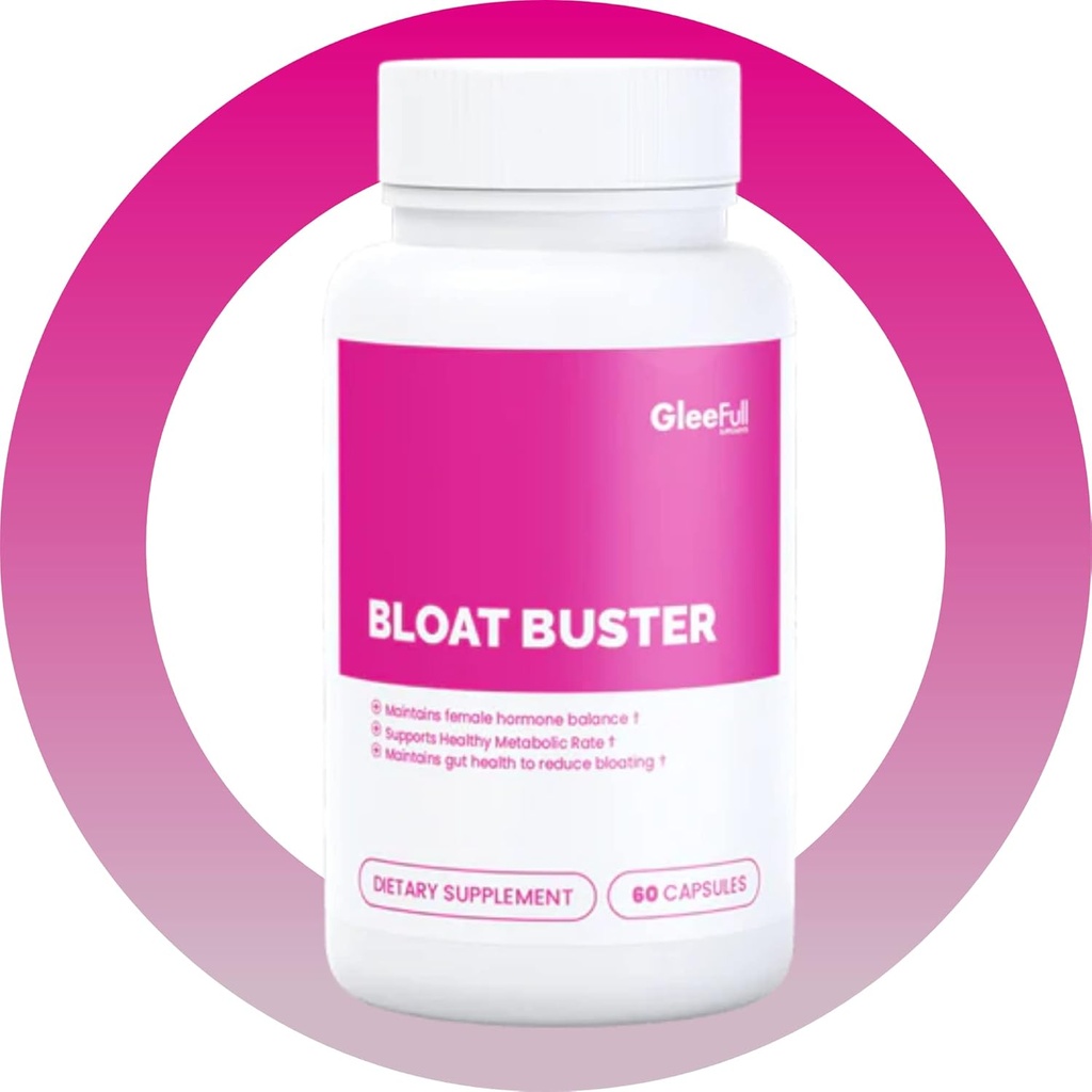 GleeFull Supplements Bloat Buster - Bloating Relief for Women - Gut Health Supplement (1 Pack, 60 Count) 3