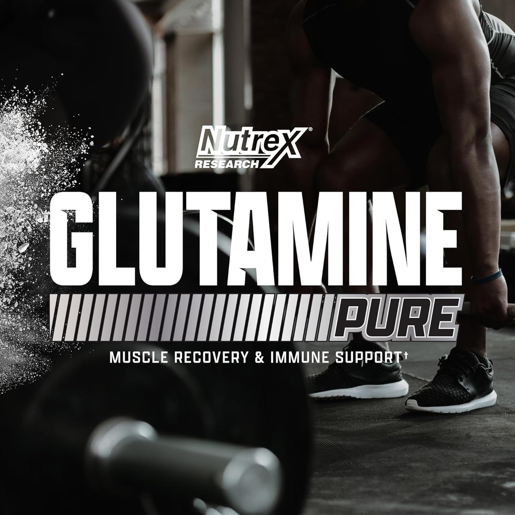 Nutrex Research L-Glutamine Powder - 200 Servings - Pure Unflavored, Non-GMO & Gluten Free 6