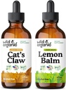 Wild & Organic Cat's Claw Tincture 4 fl oz & Lemon Balm Tincture 4 fl oz 2