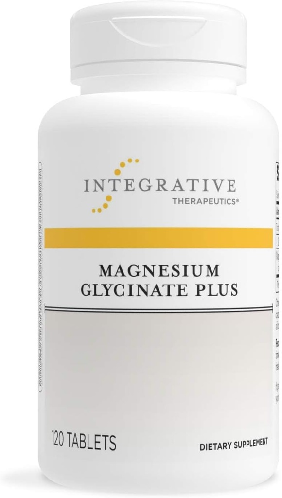 Integrative Therapeutics Bundle with Active B-Complex, 60 Capsules & Magnesium Glycinate Plus, 120 Tablets - Active B-Complex to Support Energy Metabolism* - Support Brain Health, Heart Health & Nerve 4