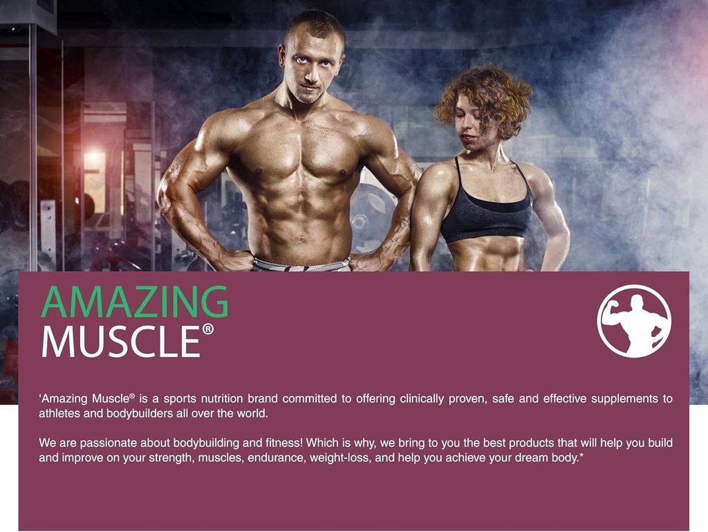 Amazing Muscle 100% Whey Protein Powder *Advanced Formula with Whey Protein Isolate as a Primary Ingredient Along with Ultra Filtered Whey Protein Concentrate (Chocolate, 2 lb) 6