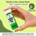 Natural Energy Effervescent Tablets | Lemon-Lime with Natural Caffeine, Lion's Mane & Electrolytes | 8 Powerful Adaptogens with 50mg Caffeine | Dissolves in Water | 10 Servings 6