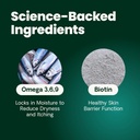 VetriScience Extra Strength Healthy Skin & Coat Chews, Omega Plus Supplement for Dogs, with Balanced Omega 3, 6, 9, Fish Oil and Biotin, Skin Health, Coat Growth and Shine, Duck, 40 Count 5