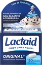 Lactaid Original Strength Lactose Intolerance Relief Caplets with Natural Lactase Enzyme, Dietary Supplement to Help Prevent Gas, Bloating & Diarrhea Due to Lactose Sensitivity, 120 ct 2