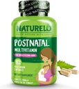 NATURELO Postnatal Multivitamin - Supplement for Breastfeeding Women - Plant-Based Vitamin D, Folate, Gentle Iron - for Nursing Mother, Baby - Post Natal Lactation Support 180 Capsules 2