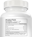 Zinc for Dogs to Support Healthy Skin & Coat, Promote Normal Growth, Balanced Immune Function & Cellular Metabolism, with Biotin, Folate, Selenium & Vitamin E, 120 Chewable Tablets 4
