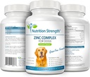 Zinc for Dogs to Support Healthy Skin & Coat, Promote Normal Growth, Balanced Immune Function & Cellular Metabolism, with Biotin, Folate, Selenium & Vitamin E, 120 Chewable Tablets 5