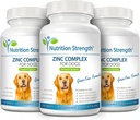 Zinc for Dogs to Support Healthy Skin & Coat, Promote Normal Growth, Balanced Immune Function & Cellular Metabolism, with Biotin, Folate, Selenium & Vitamin E, 120 Chewable Tablets 6
